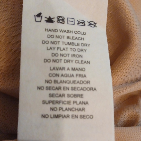 NWT Metallic Rose Gold R&M Richards long dress - Picture 9 of 11